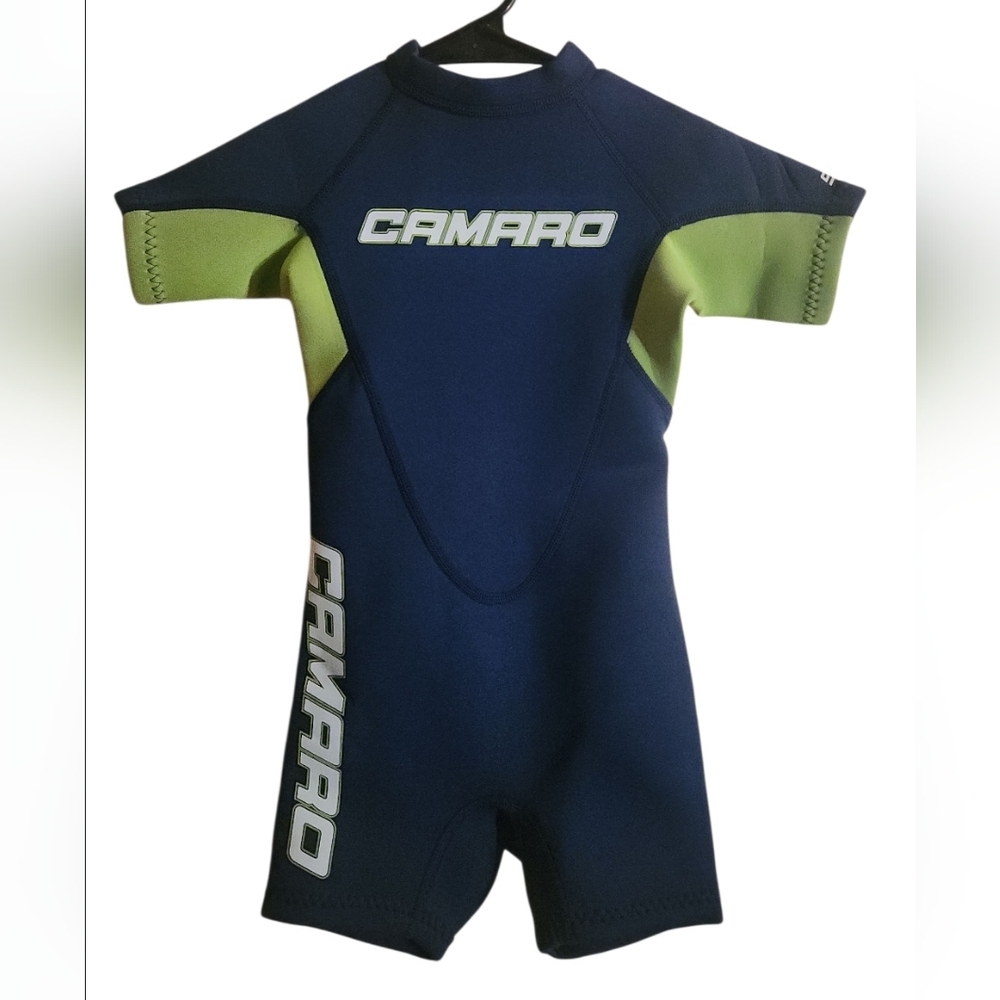 Camaro Sorty Aquatic Wetsuit for Kids Blue/Green Size 2